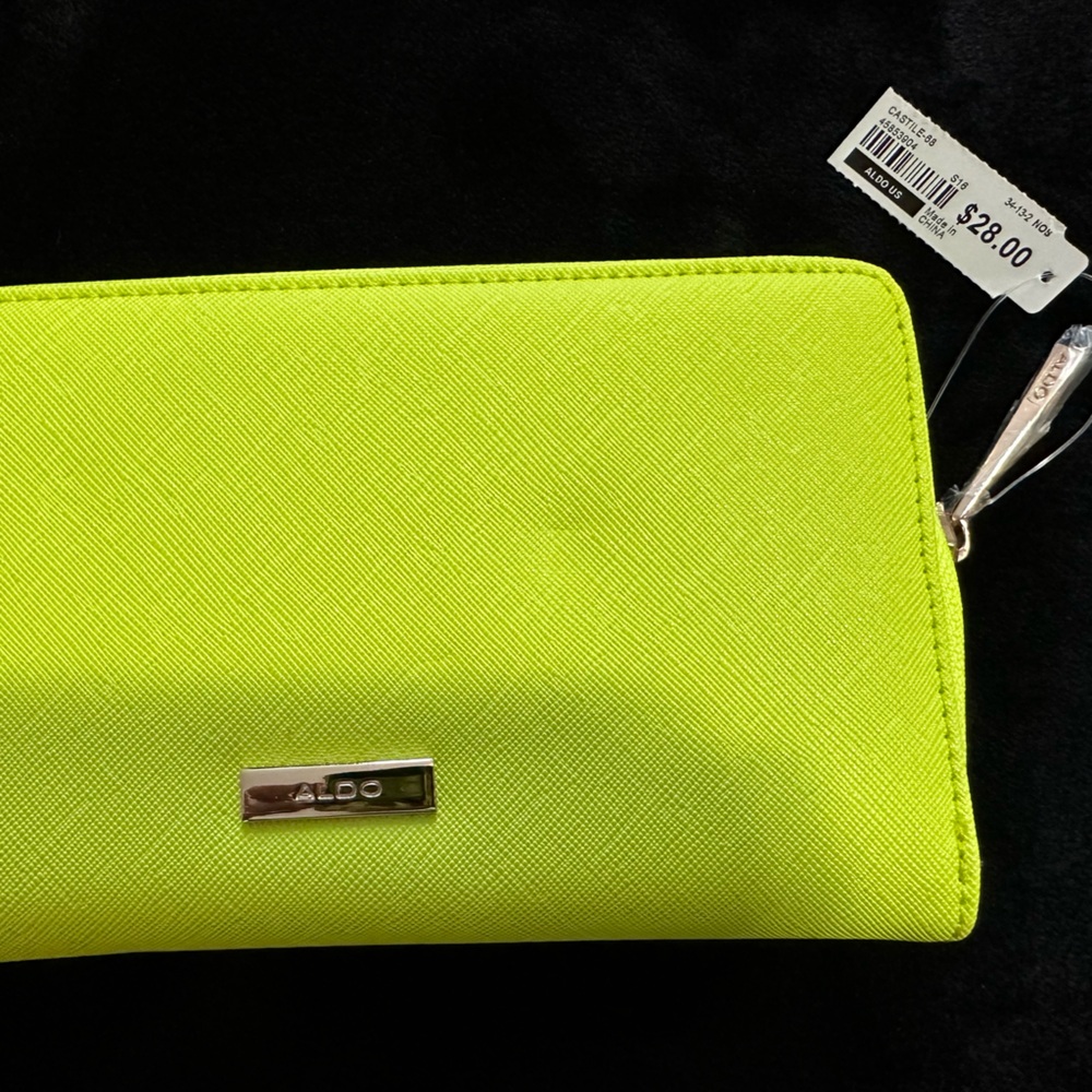 Aldo Neon Yellow wallet